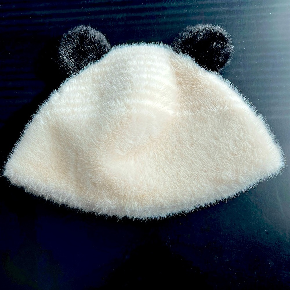 Panda style hat